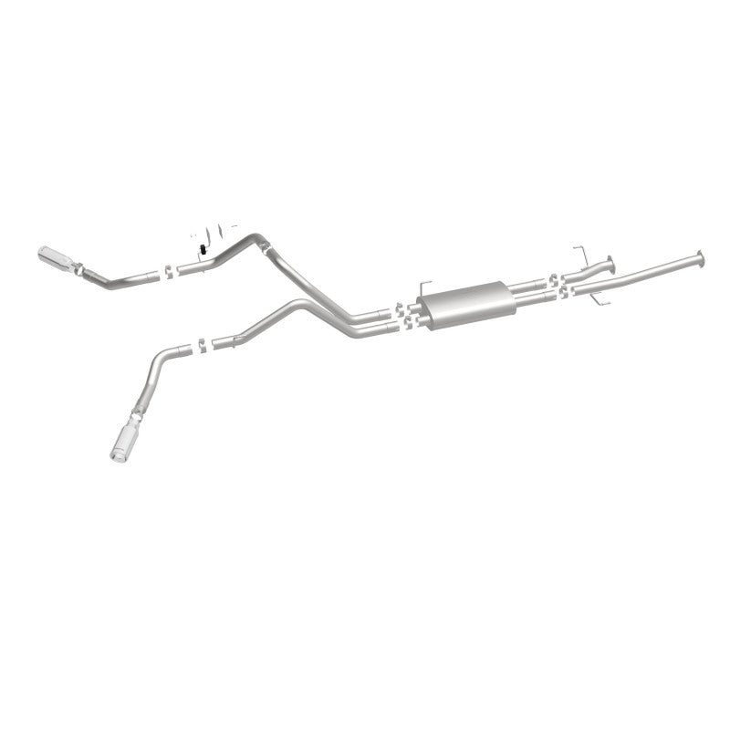 MagnaFlow Cat-Back 10-15 Toyota Tundra SC LB / CC SB 4.6L/5.7L V8 SS 2.5 Dual Split Rear 4in Tip - 19232
