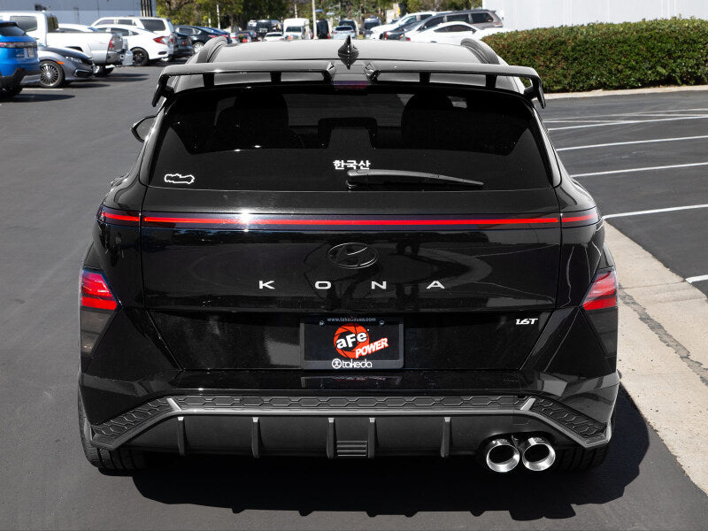 aFe Takeda 2-1/2in 304 Stainless Steel Axle-Back Exhaust w/ Polished Tip Hyundai Kona 24-26 L4-1.6L - 49-37046-P