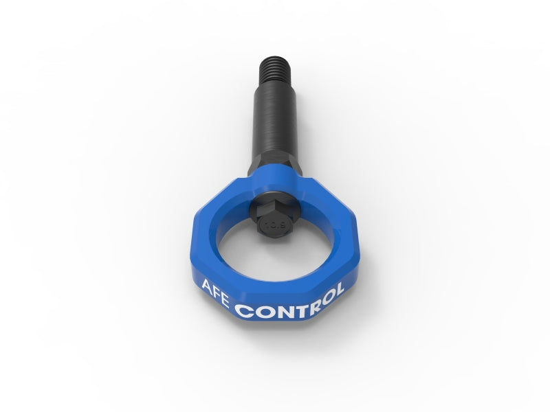 aFe Control Front Tow Hook Blue BMW F-Chassis 2/3/4/M - 450-502001-L