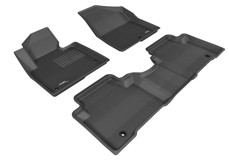3D MAXpider 13-18 Hyundai Santa Fe Sport Kagu Black Full Set - L1HY01701509