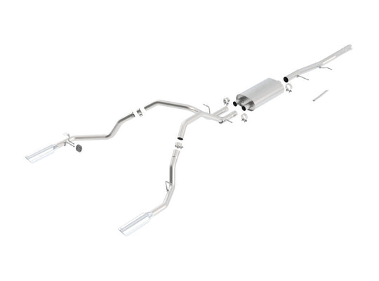 Borla 09-12 GMC Sierra 1500 / 09-12 Chevrolet Silverado 1500 SS Catback Exhaust - 140340