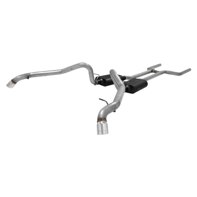 Flowmaster 62-67 Chevrolet Nova 2.5in. American Thunder Kit SS Crossmember-Back Exhaust System - 817673