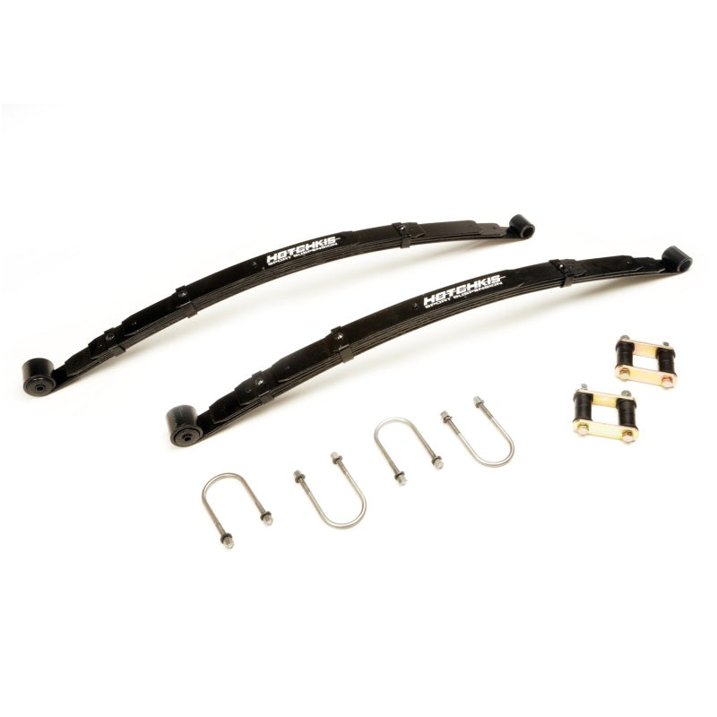 Hotchkis 67-70 Ford Mustang Coupe and Convertible 1 1/2in Drop Leaf Springs w/ Shackles and Hardware - 2431