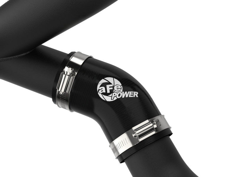 aFe Bladerunner 2-1/4 IN Aluminum Hot Charge Pipe Black 20-23 Ford Explorer/Explorer ST - Black - 46-20658-B