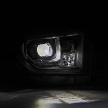 Load image into Gallery viewer, AlphaRex 14-21 Toyota Tundra LUXX-Series LED Proj Headlights Blk w/Actv Light &amp; Seq. Sig + DRL - 880835