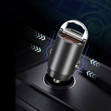 Load image into Gallery viewer, Dual-Port Fast Car Charger | PD 3.0 + QC 3.0 | 30W Output | Ultra-Compact Design