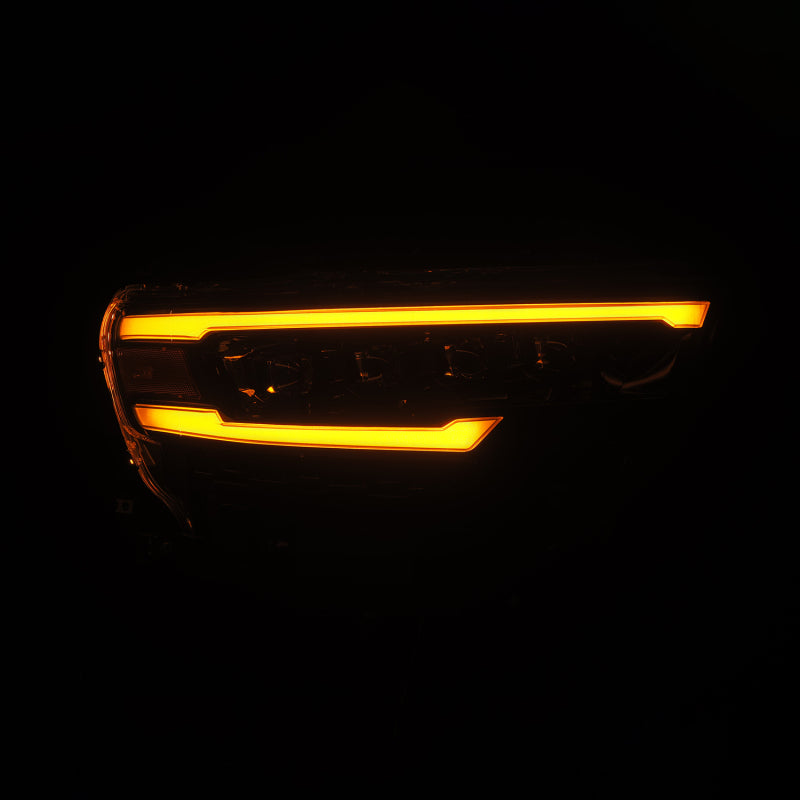 AlphaRex 25-26 Dodge Ram 1500 NOVA LED Proj Headlights- Alpha-Black w/Activ Lit/Seq Signal/Switchbk - 880890