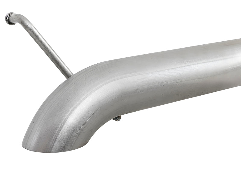 aFe Rock Duster 3in 409 SS Cat-Back Turn-Down Exhaust 2018+ Jeep Wrangler (JL) V6 3.6L - 49-48068