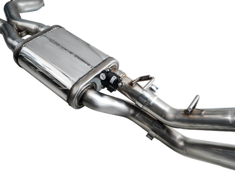 AWE Tuning 22-24 Ford Bronco Raptor 4WD Dual BashGuards Cat-Back SwitchPath Exhaust (No Tips) - 3025-31327