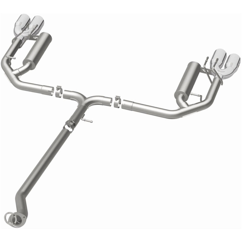 MagnaFlow 18-19 Toyota Camry XSE 2.5L (FWD) Street Series Cat-Back Exhaust w/4in Polished Quad Tips - 19494
