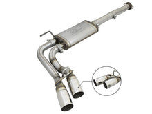 Load image into Gallery viewer, aFe Power Rebel Series 3in SS Cat-Back Exhaust w/ Polished Tips 2005-2015 Toyota Tacoma V6-4.0L - 49-46033-P