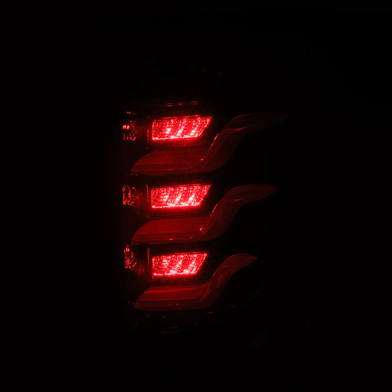 AlphaRex 11-15 Ford Explorer PRO-Series LED Tail Lights Jet Black - 660010