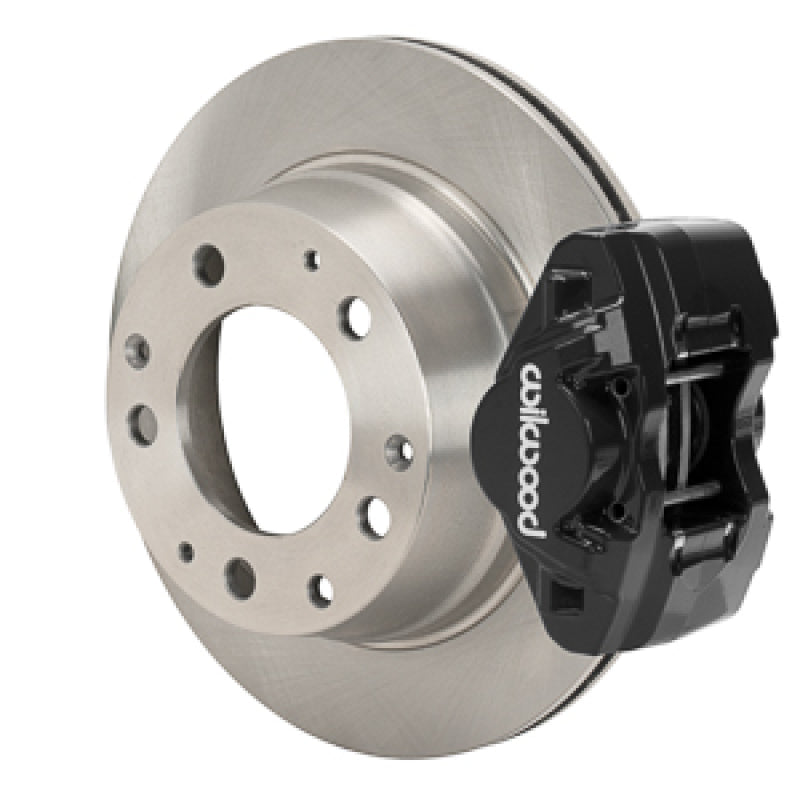 Wilwood 69-83 Porsche 911 D31 11.42in. Rear Brake Kit w/ Flex Lines - Black - 140-17655