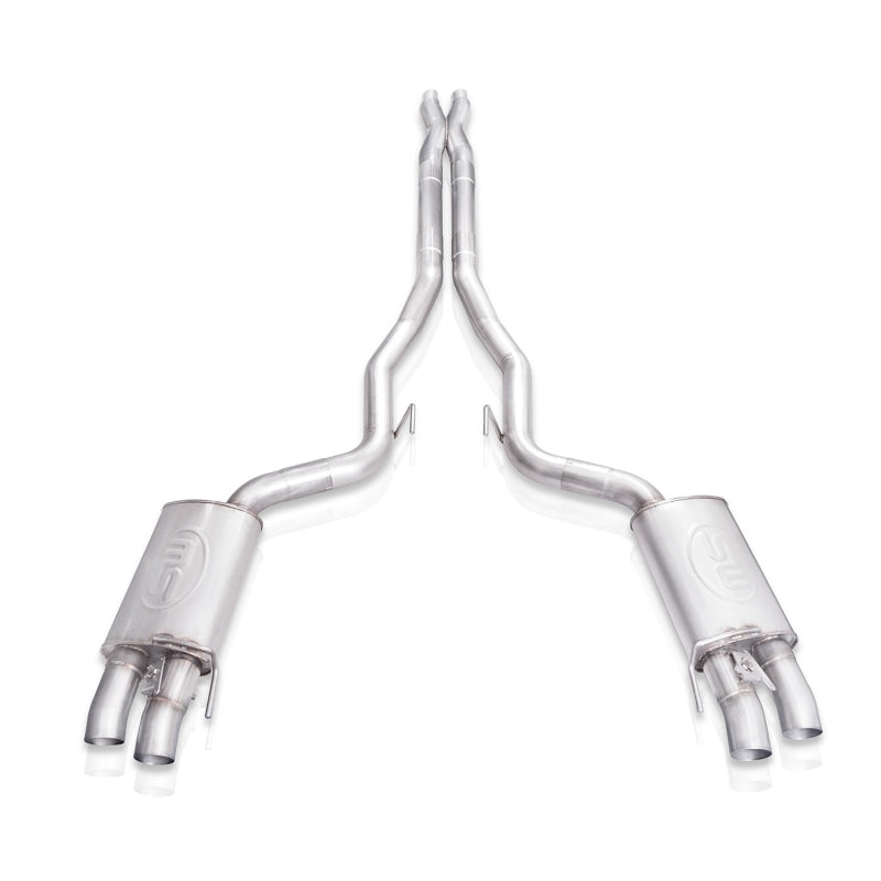 Stainless Works 2015+ Ford Shelby GT350 Redline Factory Connect X-Pipe Catback Exhaust w/Valves - GT350CBXFCR