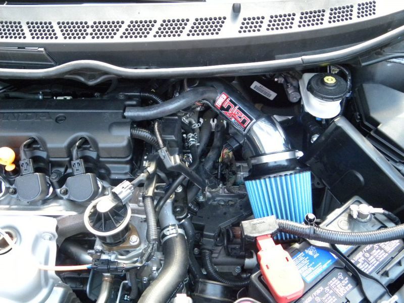 Injen 06-11 Honda Civic Ex 1.8L 4cyl Black Tuned Air Intake w/ MR Tech/Nano-Fiber Dry Filter - SP1570BLK