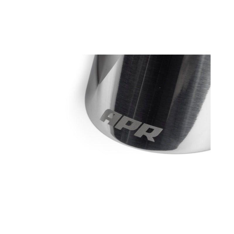 APR Single-Walled 3.5in Slash-Cut Tips - Polished Silver - Set of 2 - TPK0005