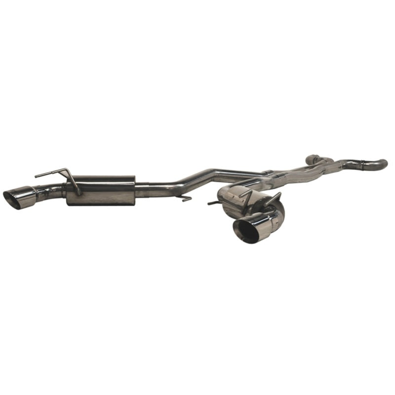 MBRP 2010 Chev Camaro V8 6.2L 6 Speed Dual Cat Back Round Tips (11 Conv. MUST purchase mbrpAD1710) - S7018409
