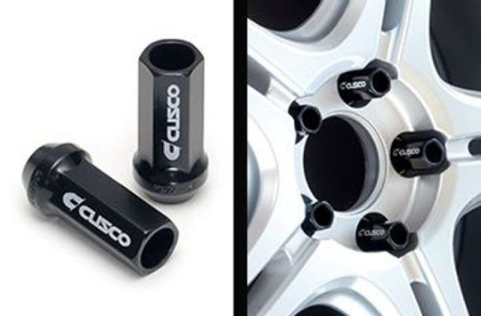Cusco Universal Wheel Lug Nut Set M12 x P1.5mm - Black (20pcs) - 00B 738 1520B
