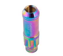 Load image into Gallery viewer, NRG 700 Series M12 X 1.25 Steel Lug Nut w/Dust Cap Cover Set 21 Pc w/Locks &amp; Lock Socket - Neochrome - LN-LS710MC-21