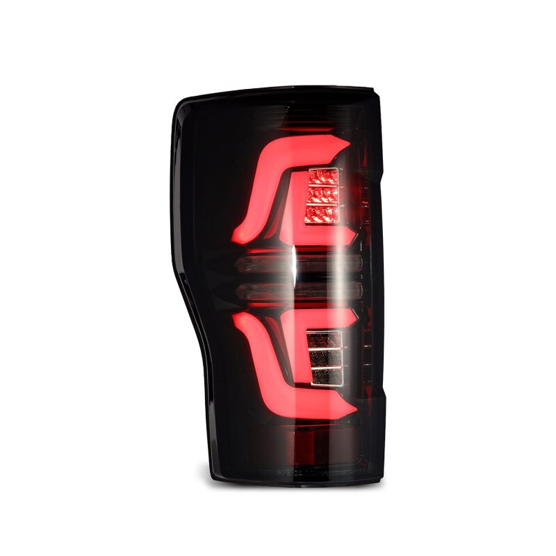AlphaRex 17-19 Ford F250 Super Duty PRO-Series LED Tail Lights Red Smoke (w/o Blind Spot Sensor) - 657020