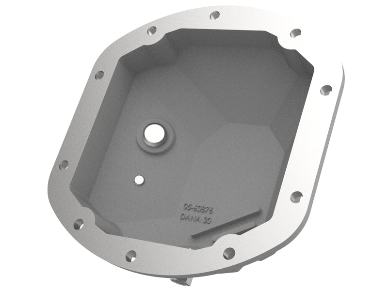 aFe 97-18 Jeep Wrangler TJ/JK Dana 30 Street Series Differential Cover w/ Machined Fins - Raw - 46-71130A