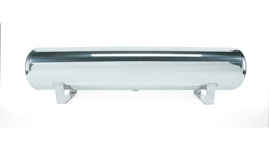 Air Lift 4 Gal. Polished Tank w/ Viair 444c Chrome Compressor (Incl. Fittings & Mounting Hardware) - 27802
