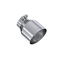 Load image into Gallery viewer, MBRP Universal T304 Stainless Steel Tip, 3in ID / 5in OD Out / 6.5in Length / Angle Cut Single Wall