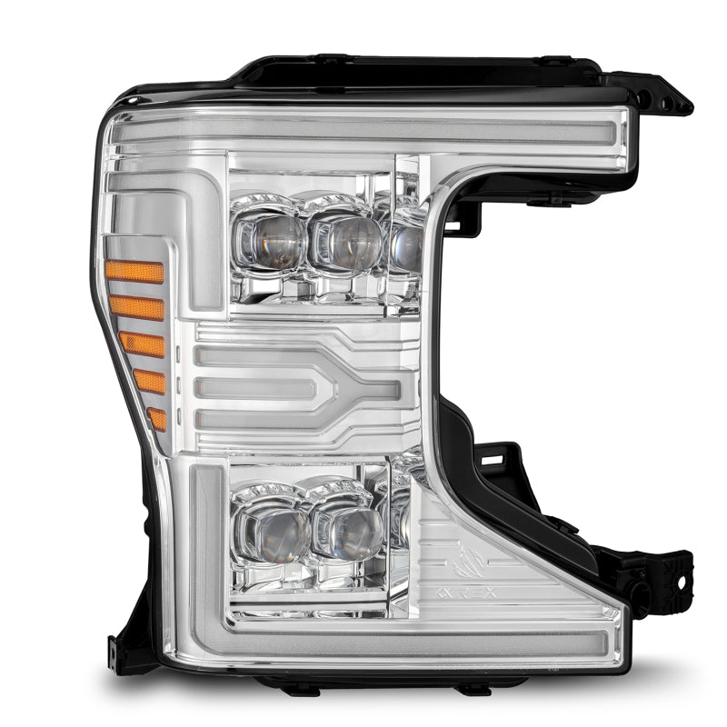 AlphaRex 20-22 Ford F-250/350/450/550 SD NOVA-Series LED Proj Headlights Chrome w/SS & SBDRL - 880339