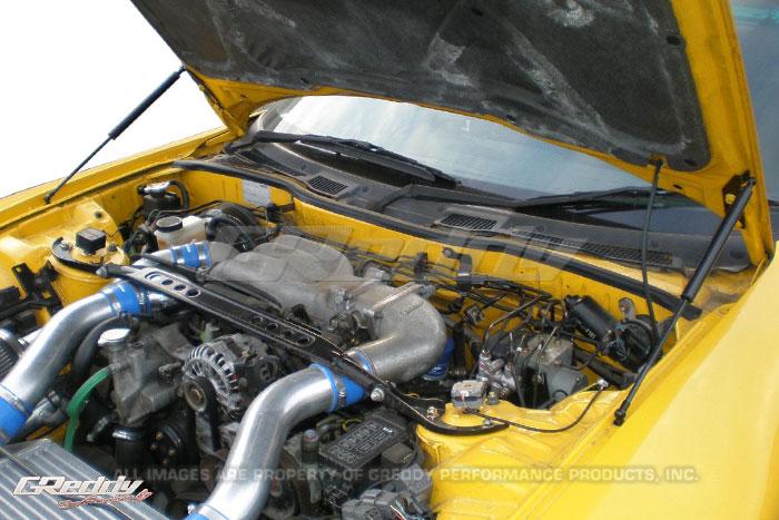 GReddy 93-96 Mazda RX7 FD3S Engine Hood Lifter Kit (Designed for OEM weight hoods) - 18540101