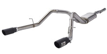 Load image into Gallery viewer, aFe Apollo GT Series 3 IN 409 SS Cat-Back Exhaust System w/ Black Tip GM Sierra 1500 09-18 - 49-44111-B