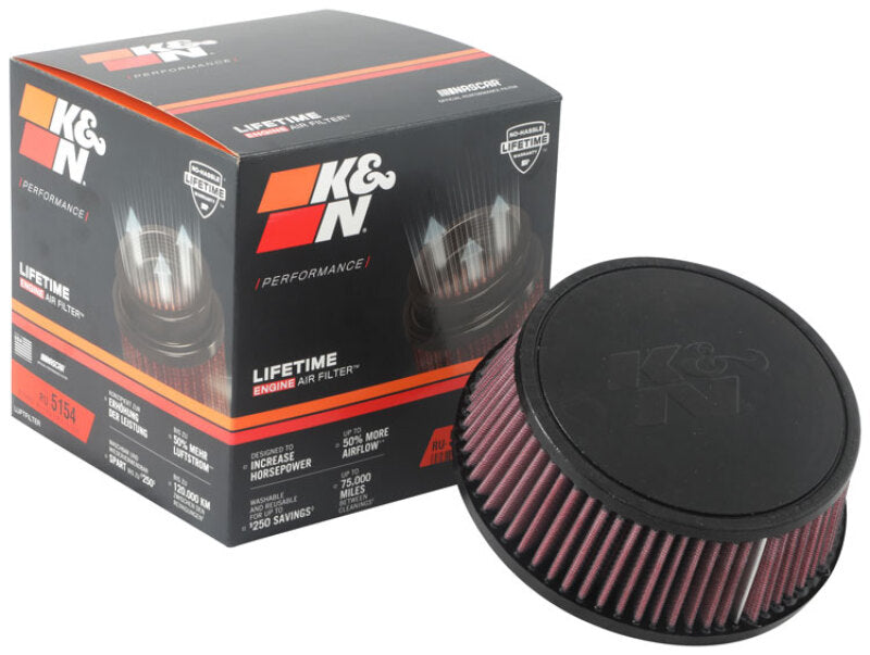 K&N 52mm Flg 174mm B 149mm T 65mm H - RU-5154