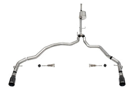Corsa 2021-2025 Ford F-150 SuperCrew/6.5in Bed 5.0L V8 Sport Cat-Back Dual Rear Exit-Black PVD