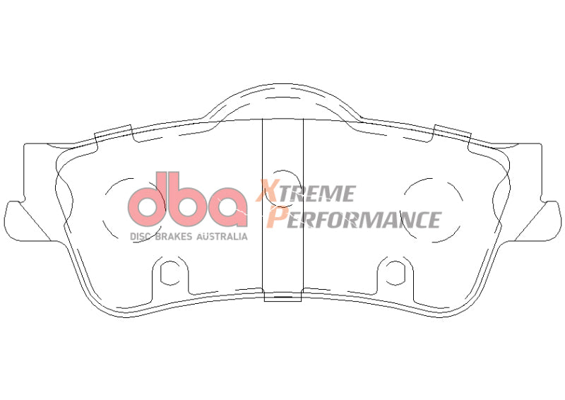 DBA 08-09 Pontiac G8 3.6 Base/6.0 XP650 Rear Brake Pads - DB1766XP