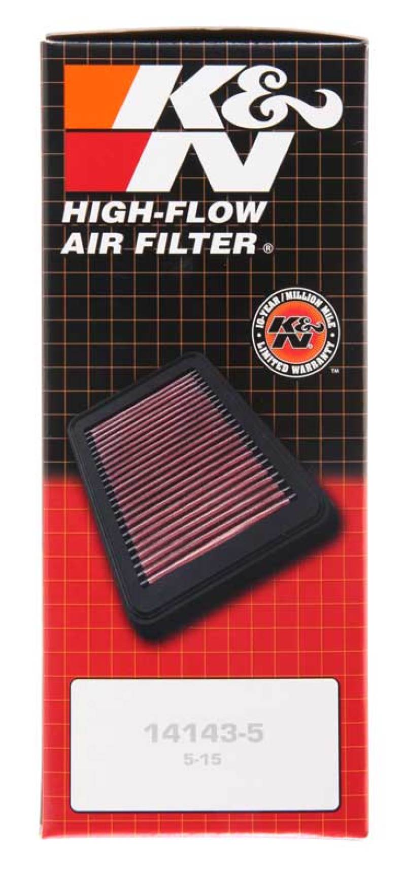 K&N Round Air Filter 7in OD 5.188in ID 3 Height - E-3380