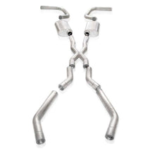 Load image into Gallery viewer, Stainless Works Chevy Camaro 1967-69 Exhaust 3in Stainless with X-Pipe - CA679LSD
