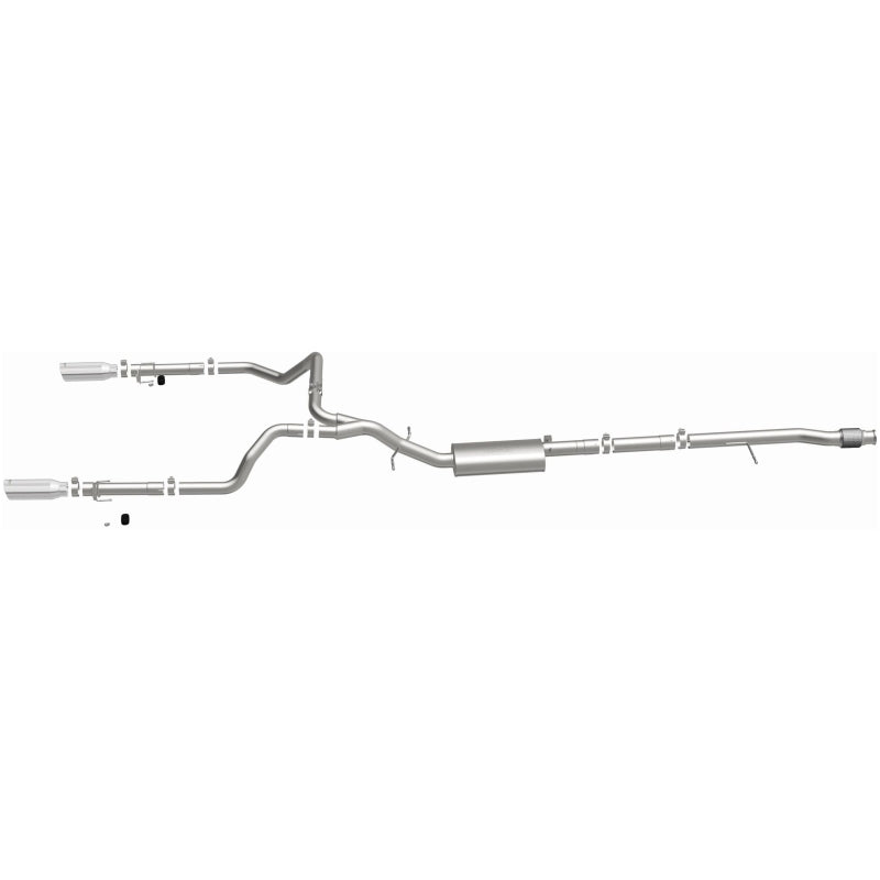 MagnaFlow 2019 Chevy Silverado 1500 V8 5.3L/V6 4.3 Street Series Dual Exit Exhaust w/ Polished Tips - 19471