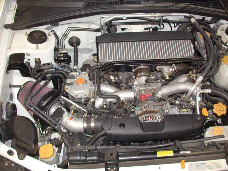 K&N 04-06 Subaru Forester XT F4-2.5L Silver Typhoon Short Ram Intake - 69-8002TS