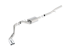 Load image into Gallery viewer, Borla 14 Silv/Sierra 1500 EC Std/CC Short 143.5in WB ATAK Dual Rolled Side Exit Cat-Back Exhaust - 140577