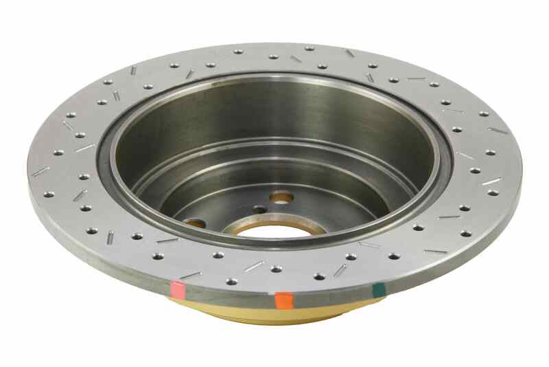 DBA 02-06 WRX / 98-07 Impreza 2.5L RS Rear Drilled & Slotted 4000 Series Rotor - DBA4644XS
