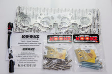 Load image into Gallery viewer, Kooks 15+ Mustang 5.0L 4V 2in x 3in SS Headers w/Green Catted OEM Connection Pipe - 1151H631