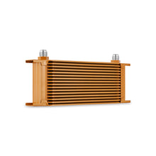 Load image into Gallery viewer, Mishimoto Universal 16-Row Oil Cooler Gold - MMOC-16GD