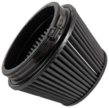 Load image into Gallery viewer, K&amp;N Universal Rubber Filter Round Tapered 6in Flange ID x 7.5in Base OD x 5.25in Top OD x 6.75in H - RU-3106HBK