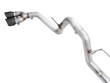 Load image into Gallery viewer, AWE 21+ Ford F150 Dual Side Exit Cat-Back Exhaust - 4.5in Diamond Black Tips *For Stock Y-Pipe Only - 3015-23059