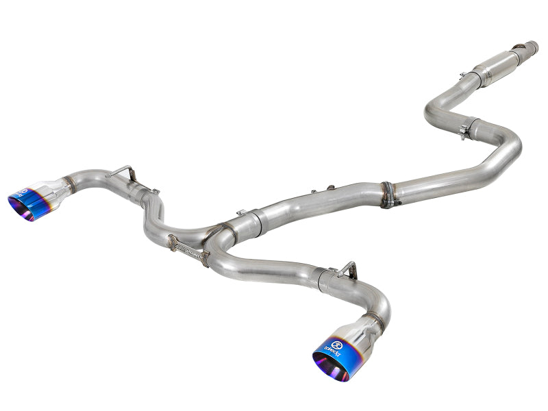 aFe Takeda 304SS Cat-Back Exhaust w/Blue Flame Tips 2018 Hyundai Elantra GT Sport I4 1.6L (t) - 49-37003-1L