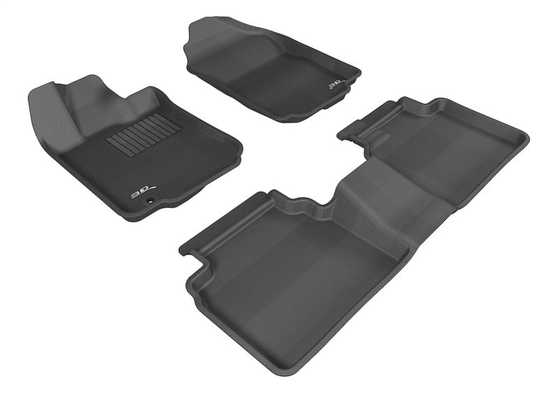 3D MAXpider 06-12 Ford Fusion Kagu Black Full Set (1 EYELET) - L1FR01301509