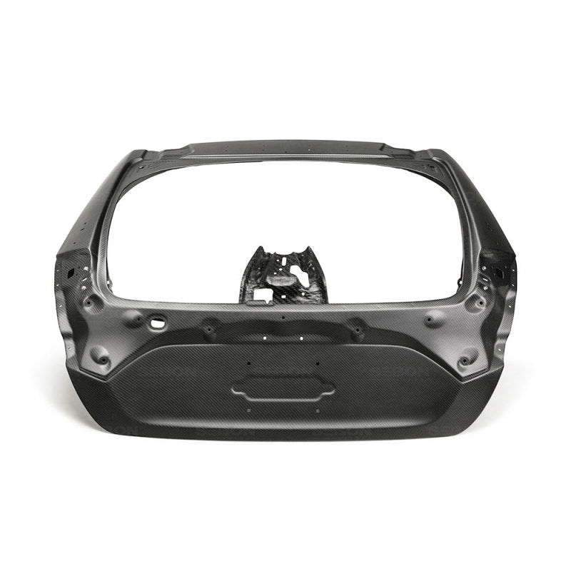 Seibon 2017+ Honda Civic Type R Hatchback OEM Dry Carbon Fiber Trunk Lid - TL17HDCVRHB-DRY