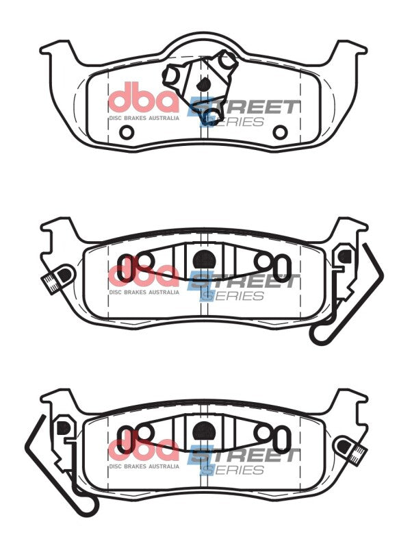 DBA 05-10 Infiniti QX56 Street Series Rear Brake Pads - DB1685SS
