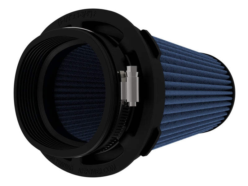 aFe Momentum Intake Air Filter w/Pro 5R (5-1/4x3-3/4)IN F x(7-3/8x5-7/8)IN B x(4-1/2x4)IN Tx6-3/4IN - 24-91104