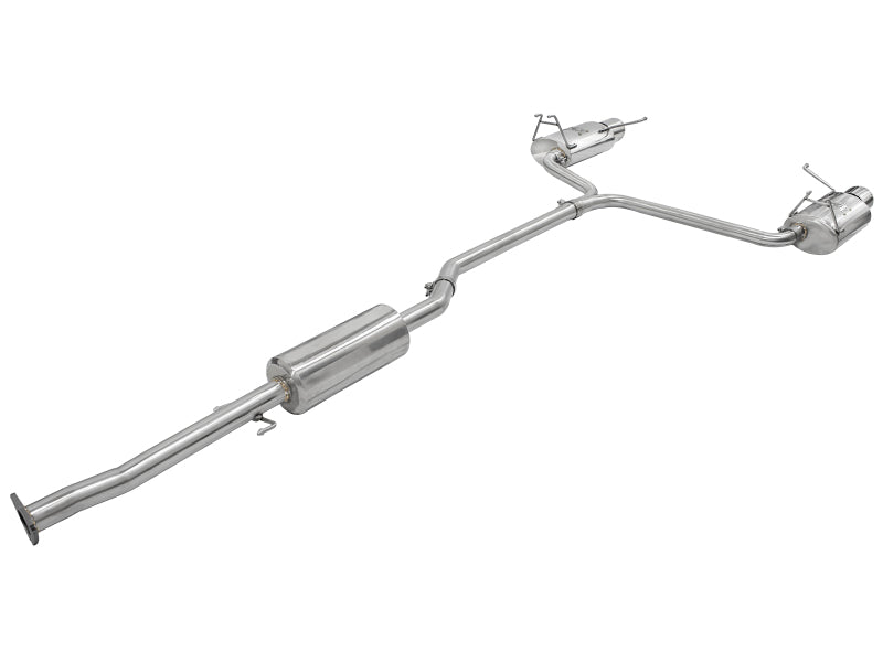 aFe Takeda Exhaust 2.25in to 2in Dia 304SS Cat-Back w/Polished Tips 08-12 Honda Accord Coupe V6 3.5L - 49-36612