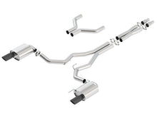 Load image into Gallery viewer, Borla Atak Cat-Back 15-17 Ford Mustang GT 5.0L V8 MT/AT 3in pipe 4in Black Chrome Tips - 140630BC